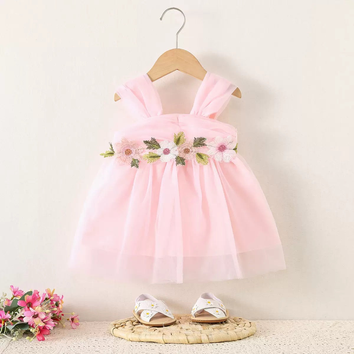 Floral summer dress for girls