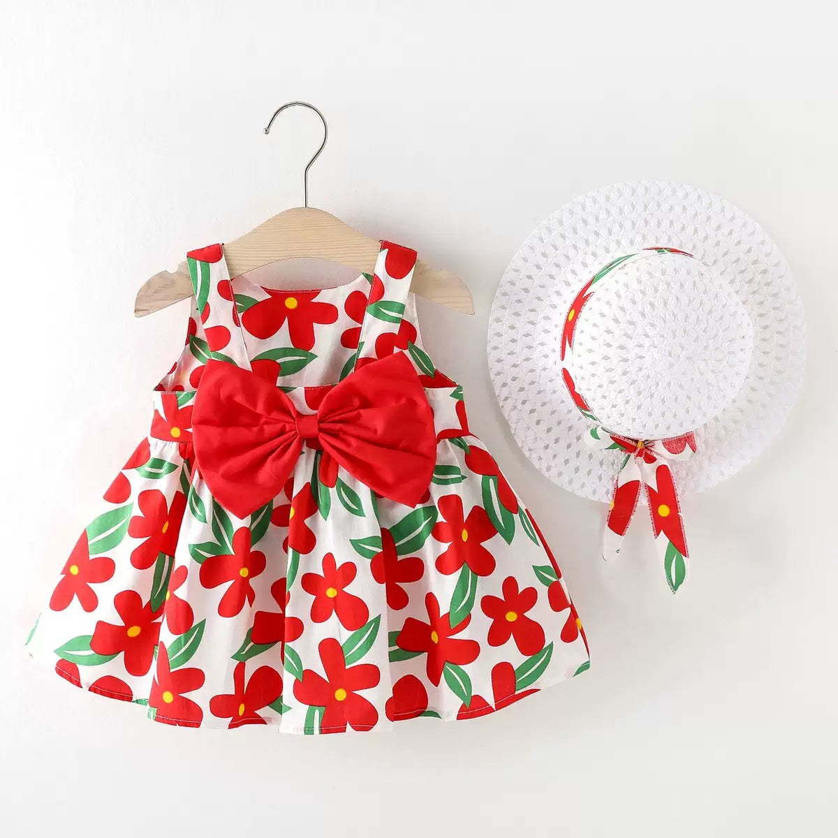 Floral printed dress for girls